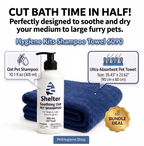 Bundle  Pet Oat Shampoo & Bath Towel 6090 Set