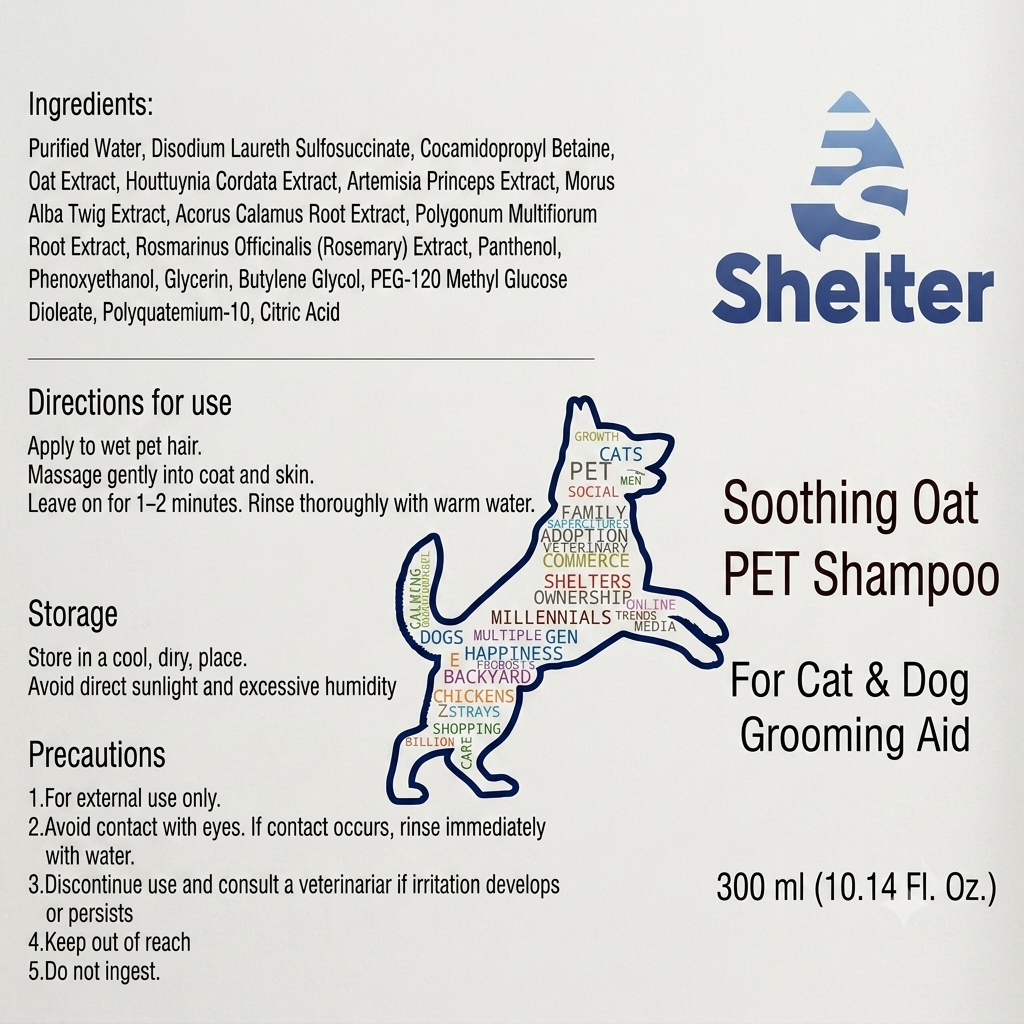 Bundle  Pet Oat Shampoo & Bath Towel 6090 Set